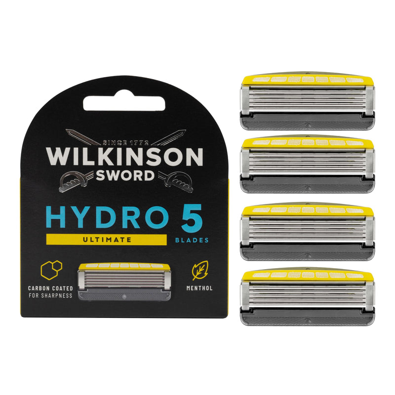 [Australia] - Wilkinson Sword Hydro 5 Skin Protection Advanced, 4 razor blades, 4 pieces (pack of 1) 