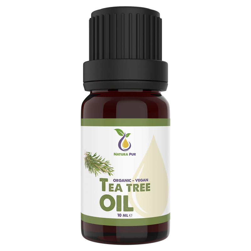 [Australia] - Organic tea tree oil 10ml - 100% natural essential oil from Australia, vegan - Tea Tree Oil Tea Tree 