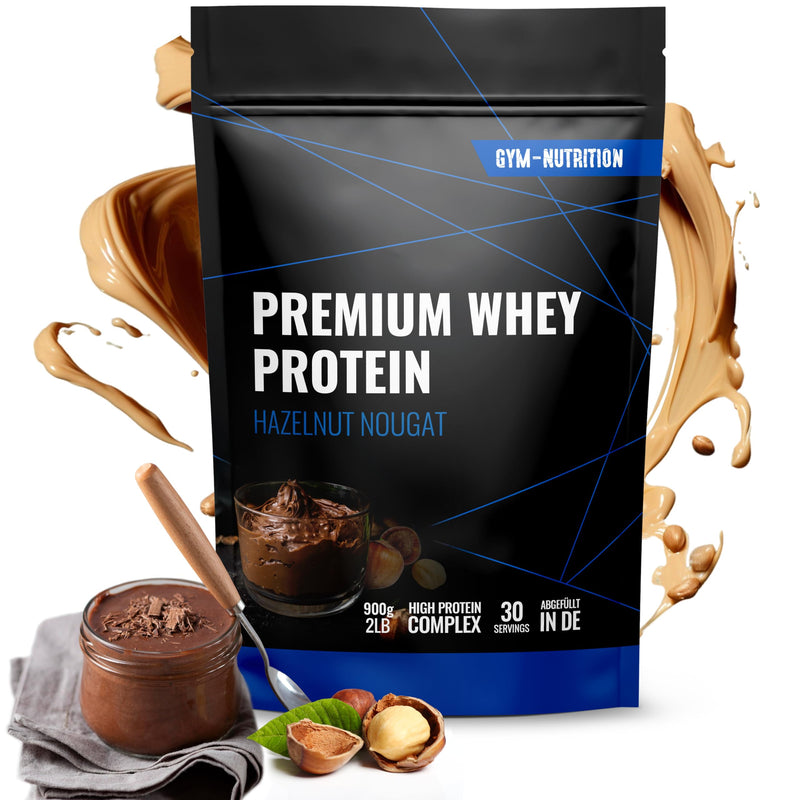 [Australia] - Premium Whey Protein - protein powder - laboratory tested - bottled in Germany - developed by nutritionists (hazelnut nougat) hazelnut nougat 