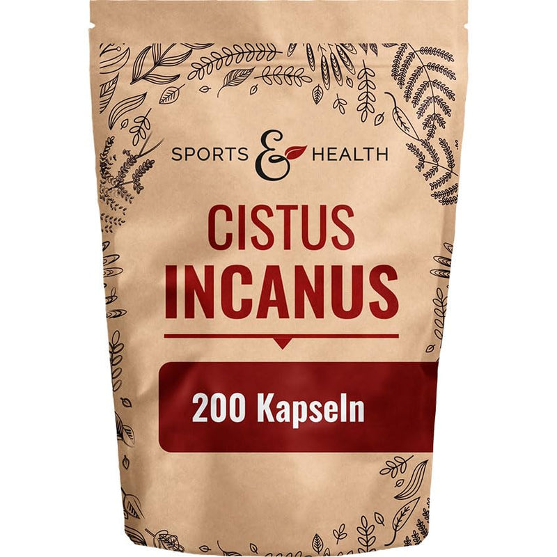 [Australia] - Cistus Incanus capsules - 180 capsules - 860mg per daily dosage - Vegan - Cistus capsules - Cystus 