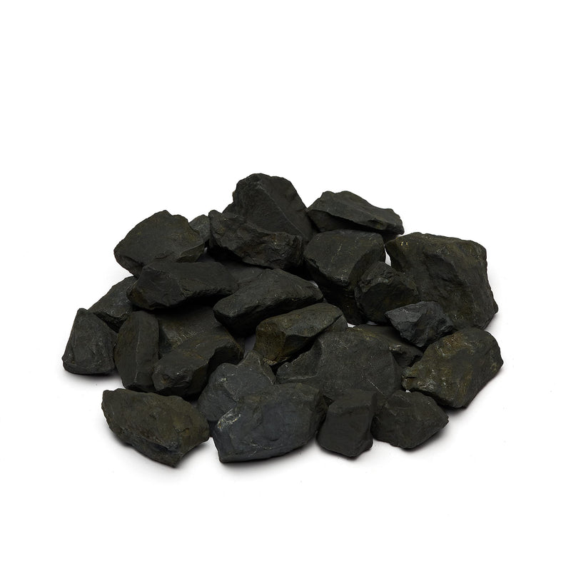 [Australia] - PURAJA Shungite Gemstone Set | Natural premium raw stones | Versatile use as water stones, healing stones, chakra stones | Pure crystals 350g 