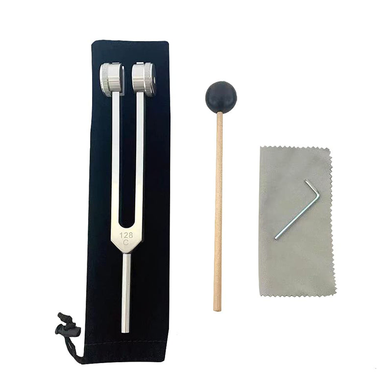 [Australia] - Otto 128 Hz Tuning Fork Medical Weighted Biosonics Tuning Forks for Healing 128 Hertz Sonic Slider Diapason Medical Tuning Fork C128 F Sharp Tuning Fork 128HZ 