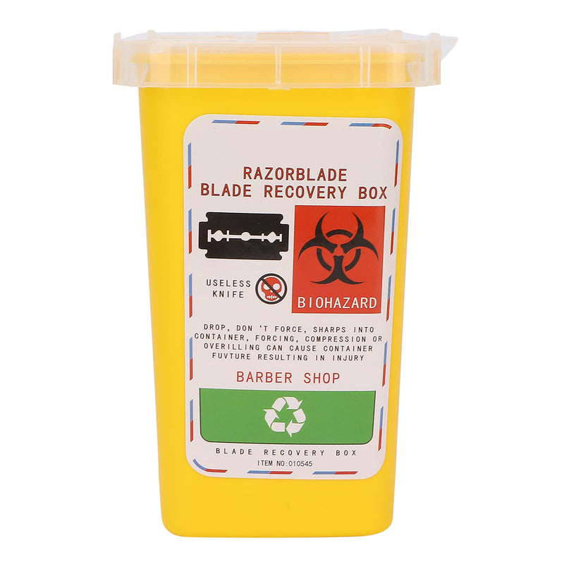 [Australia] - CHICIRIS Blade Disposal Box, Disposal Blade Container, Blade Container for Beauty and Personal Care (Yellow) 
