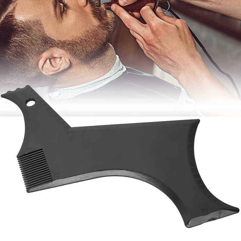 [Australia] - Beard styling comb, flexible stencil comb/contour comb/beard shaving comb, beard shaping and styling tool with integrated comb 