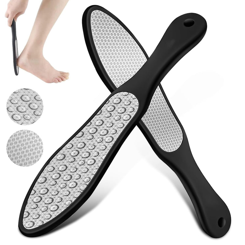 [Australia] - Callus planer foot care, callus file, callus rasp, callus removal foot, callus remover, removes dead and shriveled skin calluses, for pedicure and foot care, double-sided 