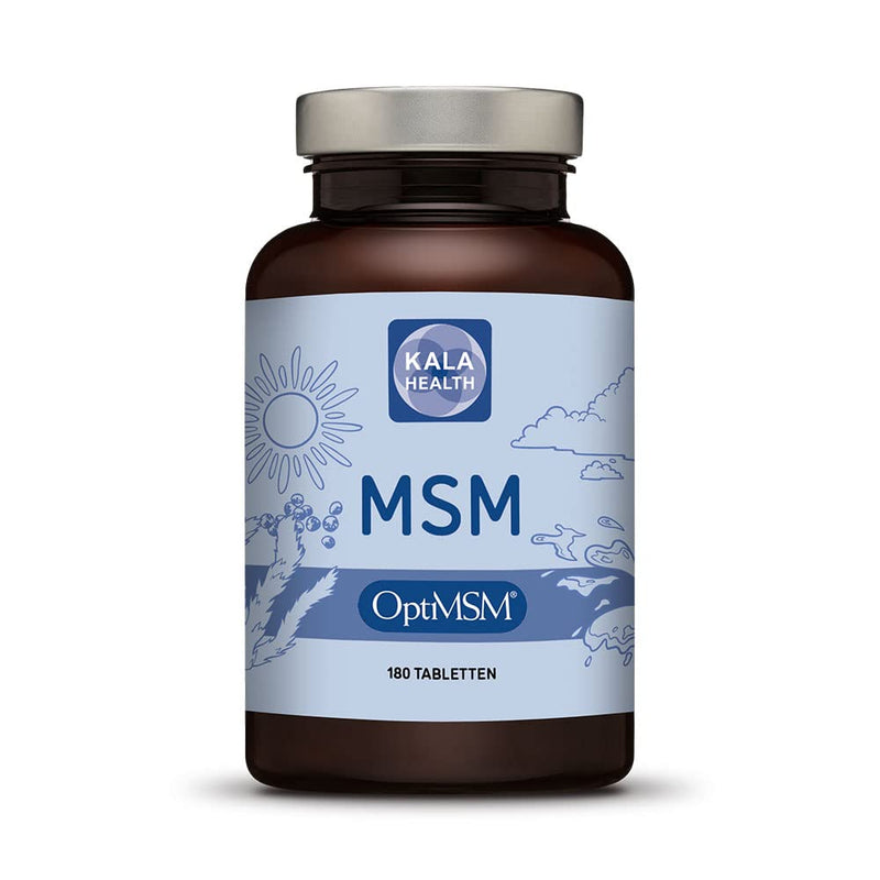 [Australia] - Kala Health - OptiMSM® (methylsulfonylmethane) tablets high dosage, 99.9% pure MSM sulfur Laboratory tested production without additives in the United States 180 