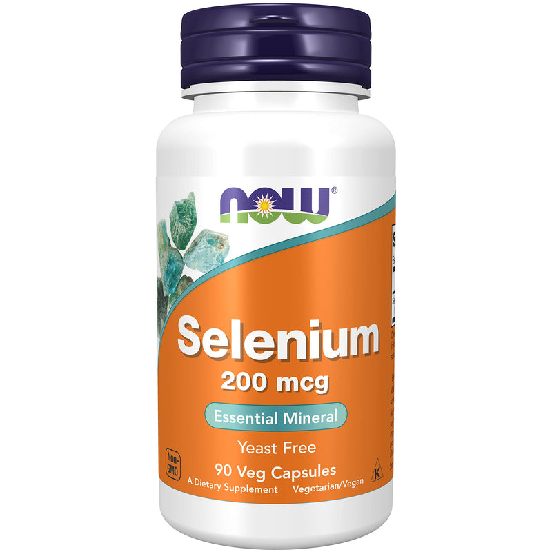 [Australia] - Now Foods, Selenium, 200 mcg, 90 vegan capsules, laboratory tested, trace element, selenium, gluten free, soy free, vegetarian 90 capsules 