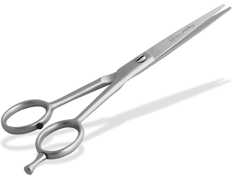 [Australia] - Hair scissors from Solingen Hairdressing scissors with a sharp cut and one-sided micro-serration Made in Germany Hair cutting scissors made of stainless steel for a perfect haircut (15.24 cm) 15.24 cm 