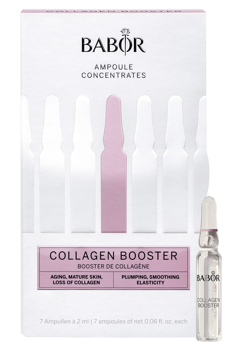 [Australia] - BABOR Collagen Booster, anti-aging serum ampoules for the face, with tripeptide for more elasticity and smoothness, ampoule concentrates, 7 x 2 ml market launch 2022 