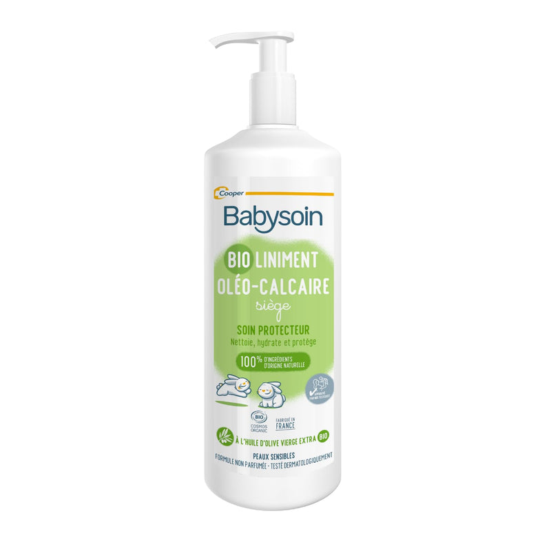 [Australia] - BABYSOIN - Oil-lime bioliniment - protective care - fragrance-free - certified organic - made in France - 750 ml 