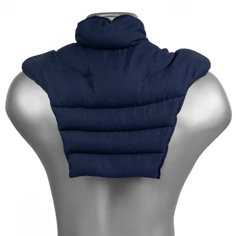 [Australia] - Cervical neck pillow - neck + shoulders + back - dark blue - linseed pillow - neck pillow heat pillow - easy to use cold and as a heat neck pillow linseed 