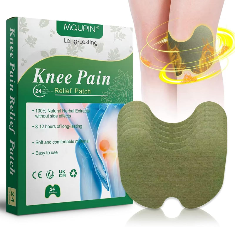 [Australia] - MQUPIN Knee Pain Relief Plasters 24 Pcs, Pain Relief Patch, Pain Relief Heat Plasters for Neck and Shoulder (24 Pack) 24 Pack 