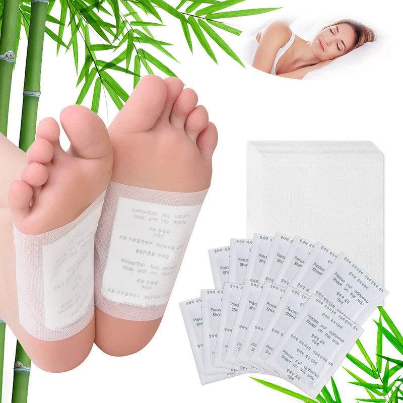 [Australia] - NUZEKY Pack of 200 Detox Foot Plasters - Detoxification Plasters Feet for Stress Relief and Deep Sleep - Deep Cleansing Detox Foot Pads for Removing Body Toxins (200 Pieces) 