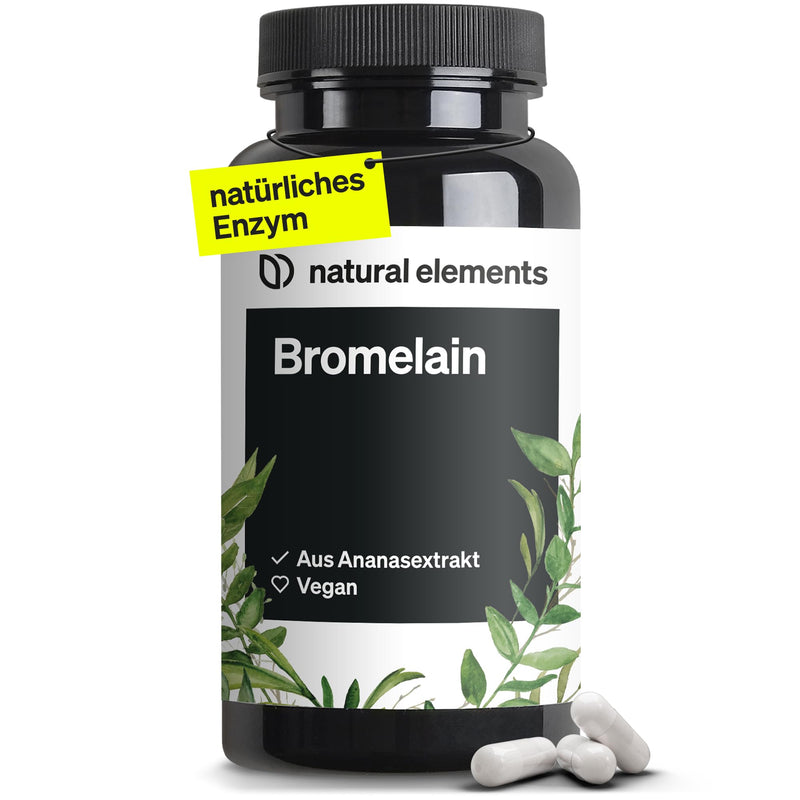 [Australia] - Bromelain - 400 mg (2000 F.I.P) - 90 enteric-coated capsules - Natural pineapple extract - Laboratory tested, high dosage and produced in Germany 