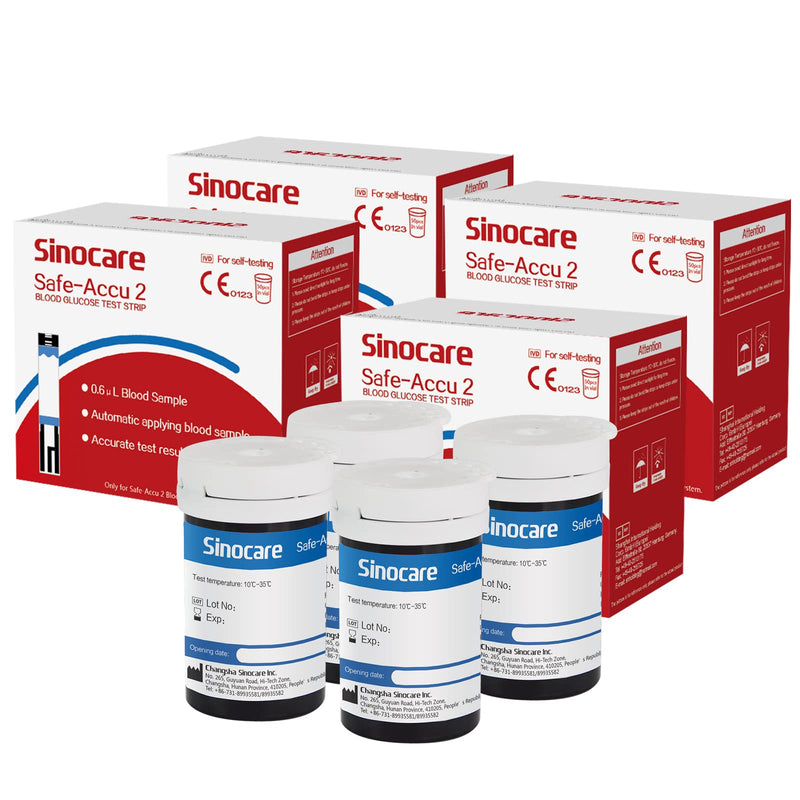 [Australia] - sinocare blood sugar test strips Safe ACCU2 (ACCU2 blood sugar test strips 200) Safe-Accu2 test strips set 200 