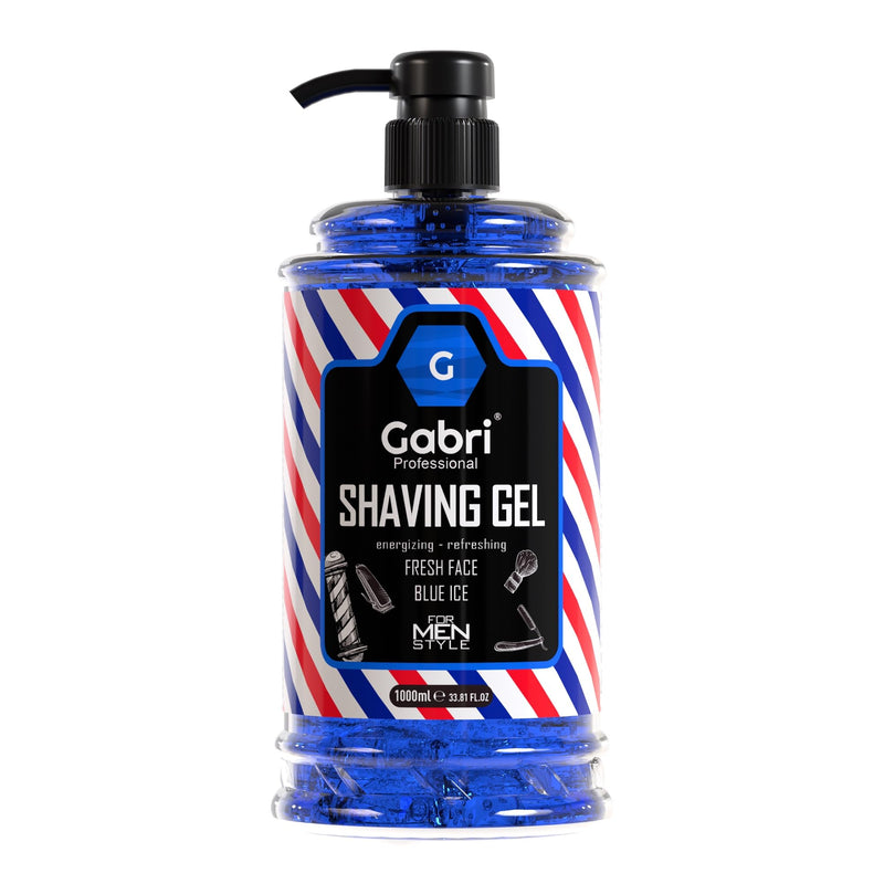 [Australia] - Gabriel Shaving Gel Shaving Gel | Legendary freshness effect and perfect shaving gel for a fresh face Stands out with a unique scent 1 l (pack of 1) Blue Ice 