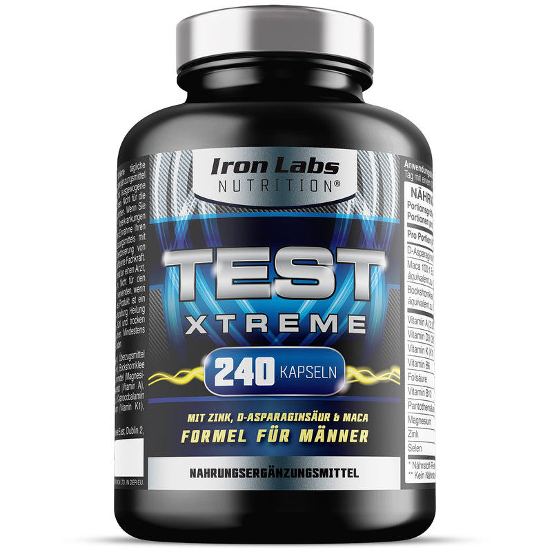 [Australia] - Test Xtreme - Formula for Men - Booster with Maca, D-Aspartic Acid, Zinc and Magnesium (240 capsules) 240 pieces (pack of 1) 