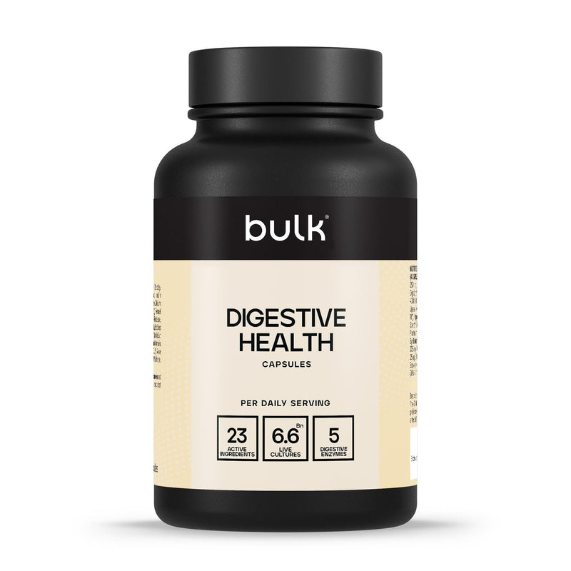 [Australia] - Bulk Digestive Health Capsules, Chloride, Calcium, Lactase Enzymes, 120 Capsules, Packaging May Vary 