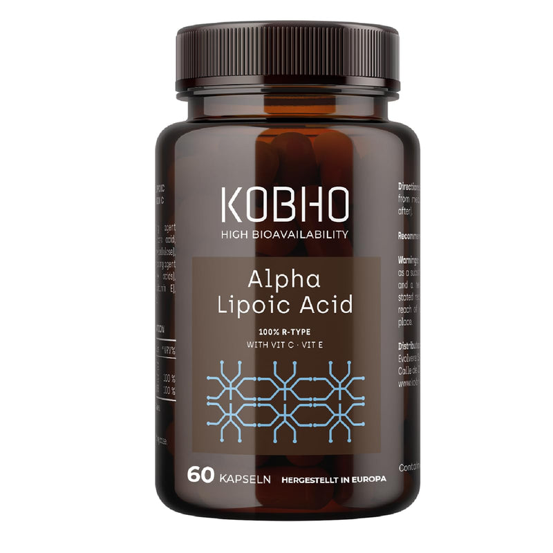 [Australia] - R Alpha Lipoic Acid | Antioxidant effect with vitamins C & E | Helps regulate cholesterol & blood sugar | Supported inflammation management | Optimized absorption | For vegans 60 pieces (pack of 1) 