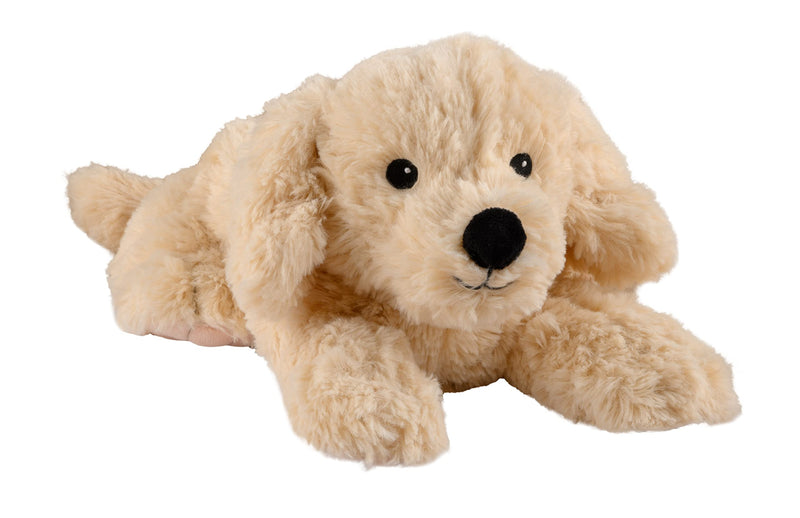 [Australia] - Warmies heat cushion/stuffed toy ''Golden Retriever'' removable millet lavender filling 35cm 750g, beige 