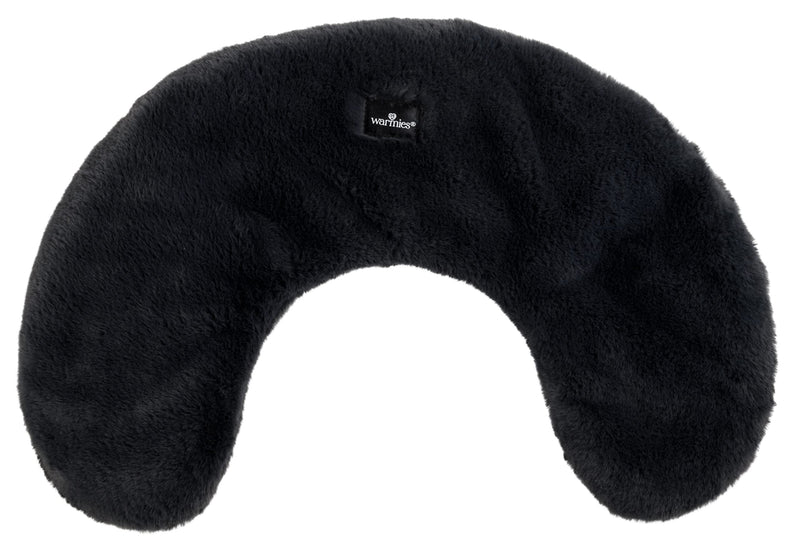 [Australia] - Warmies® heat cushion/premium neck warmer black, removable millet lavender filling 40cm 700g 