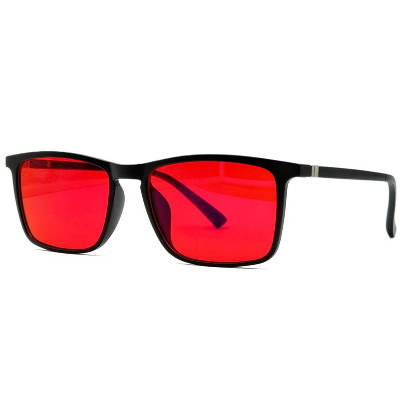 [Australia] - UVtech SLEEP-3R 100% blue light filter and green light filter red glasses computer glasses PC gaming bluelight filter UV blue light blocking glasses anti women men red 