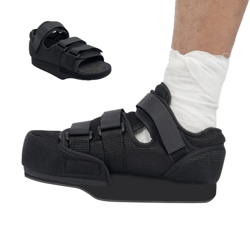 [Australia] - GHORTHOUD Postoperative Shoes for Broken Toe Forefoot Off Loading Closed Toe Medical Walking Boot Orthopedic Foot Brace for Post Bunion Hammertoe Surgery (M) M 