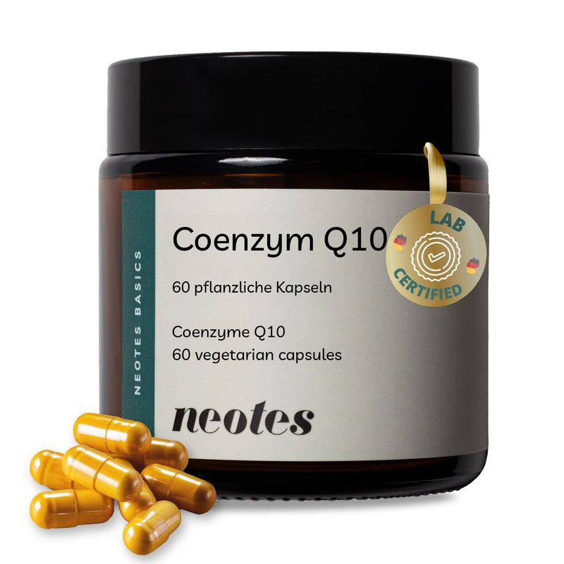 [Australia] - neotes Longevity Q10 capsules high dose 100mg - Coenzyme Q10 high dose - Q10 capsules vegan - 2 month supply - 60 pieces - Coenzyme Q10 100mg high dose - Q10 Ubiquinone - Coenzyme Q10 100mg 