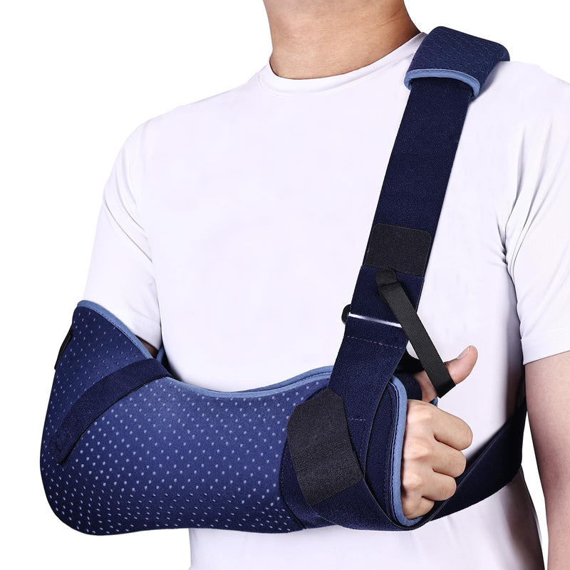 [Australia] - Willcom Arm Sling Shoulder, Shoulder Support with Waist Belt for Men and Women, Arm Sling for Rotator Cuff Tear, Hand, Wrist, Elbow After Surgery (Right, L, 102-130CM) Right Arm 