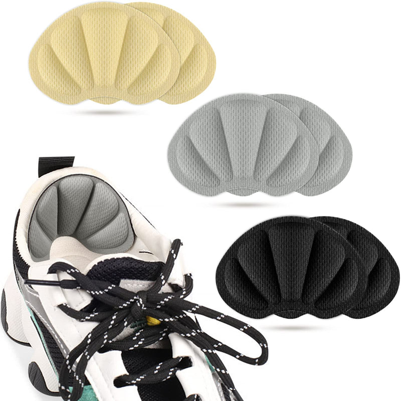 [Australia] - Soodyoow 3 pairs of heel pads, sponge heel pads, heel protection shoe insoles, prevents friction foot care heel protection shoe filler inserts, for men and women shoe insoles heel protection 