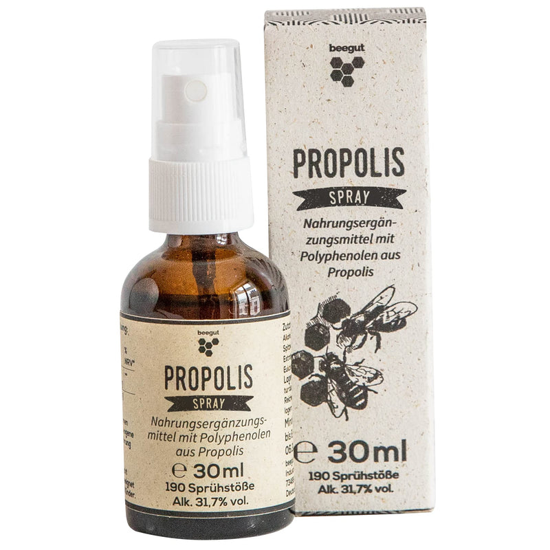 [Australia] - Propolis Spray 30ml with natural propolis, eucalyptus, ribwort plantain and lemon oil as a mouth spray and throat spray (30ml) 30 ml (pack of 1) 