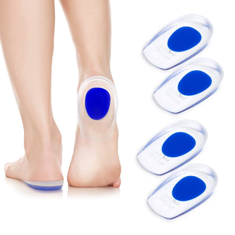 [Australia] - ACWOO heel spur insoles, 2 pairs of heel pads, heel protection for shoes, soft gel insoles, insoles, heel spurs for women and men, heel cushion orthopedic for the heel and Achilles tendon (S) 35-39 