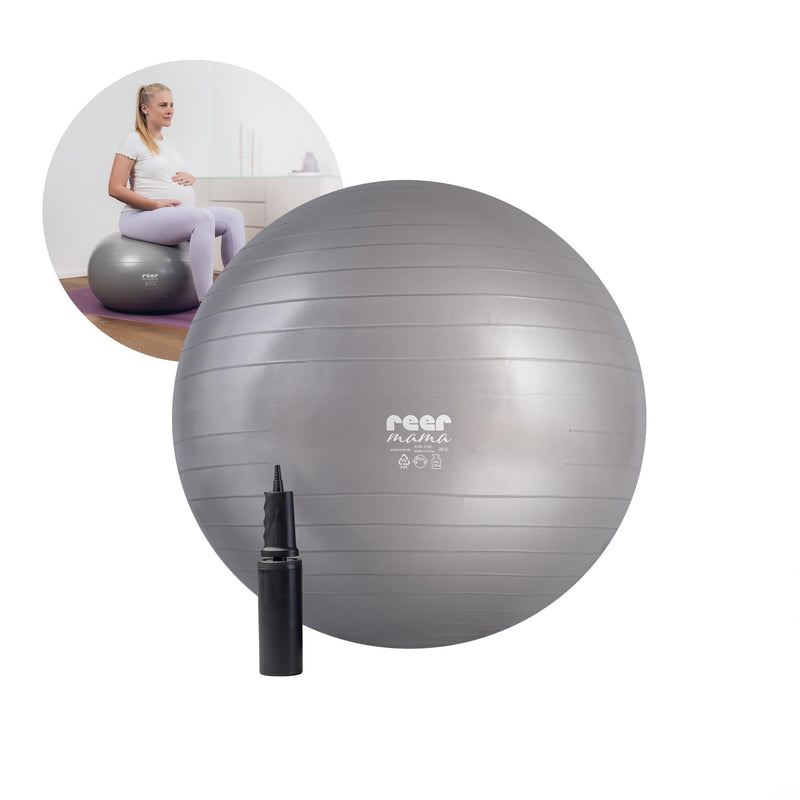 [Australia] - reer mama exercise ball for pregnant women - with exercise instructions and pump, anti-burst material 