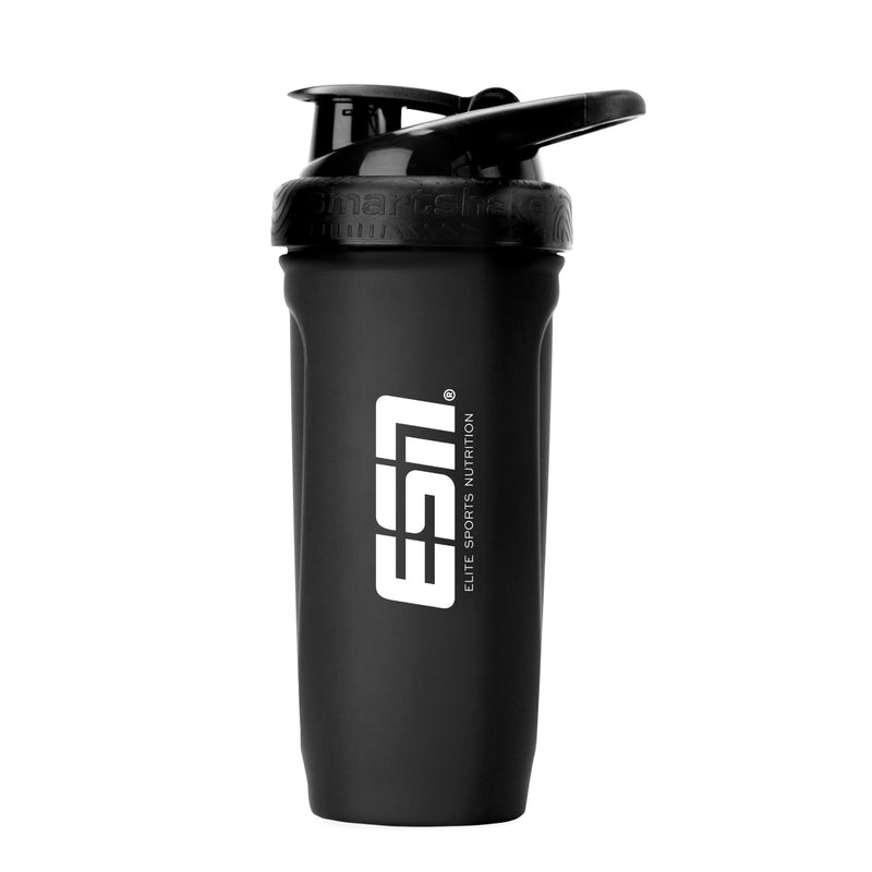[Australia] - ESN Shaker Reforce Stainless Steel, black, 700 ml, leak-proof, units of measurement engraved inside, free of BPA & DEHP, tested quality 