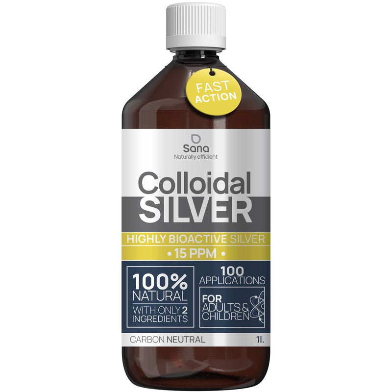 [Australia] - Colloidal Silver 15 PPM 500 ml | Premium silver water stronger than 25ppm | For humans, dogs & cats | Carbon Neutral | 100% natural with 2 ingredients 500 ml (pack of 1) 