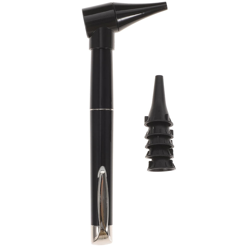 [Australia] - Healifty Otoscope with Light - Auricular Otoscope with 5 Otoscope Covers Diagnostic Ear Care Device for Nurse Children Adults & Pets in Pocket Size Without Battery 