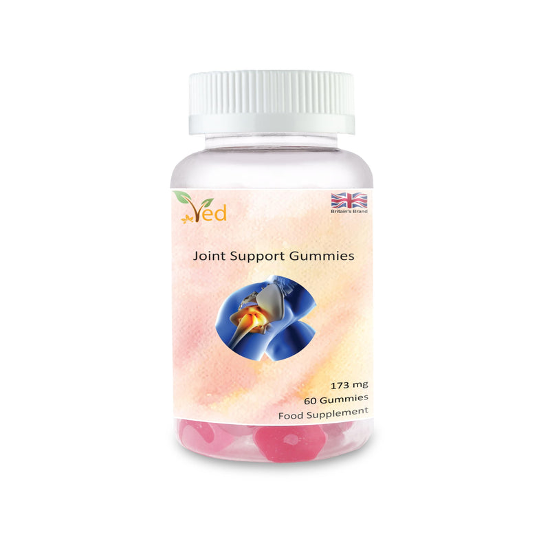 [Australia] - Ved Joint Support Supplement Gummies Extra Strength Glucosamine Gummies for Adults, Men and Women, Joint Support Gums, 173 mg Per Serving, 60 Gummies (60 Day Supply) 