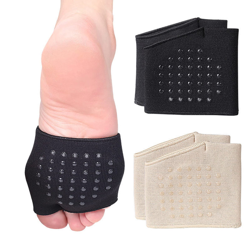 [Australia] - Metatarsal pads for women, 2 pairs of ball of foot pads, forefoot, ball of foot cushions for men, shoe pads, foot pads for pain relief with soft, breathable Lycra fabric (S) S 