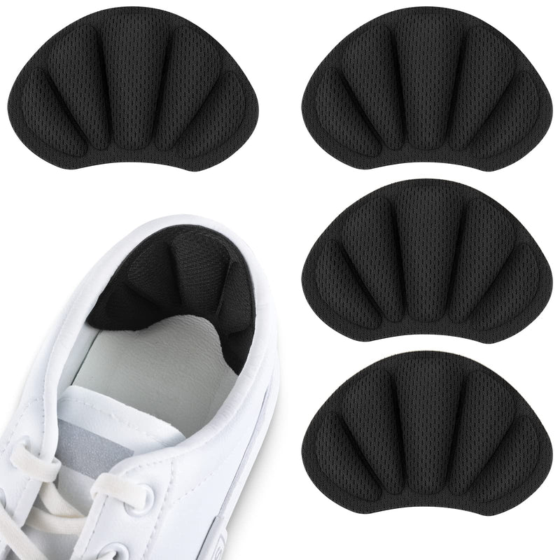 [Australia] - Flintronic 2 pairs of sneaker repair patches, heel patches, shoes heel repair sneakers, leather heel protection, heel pad repair for most types, black black-2 pairs 