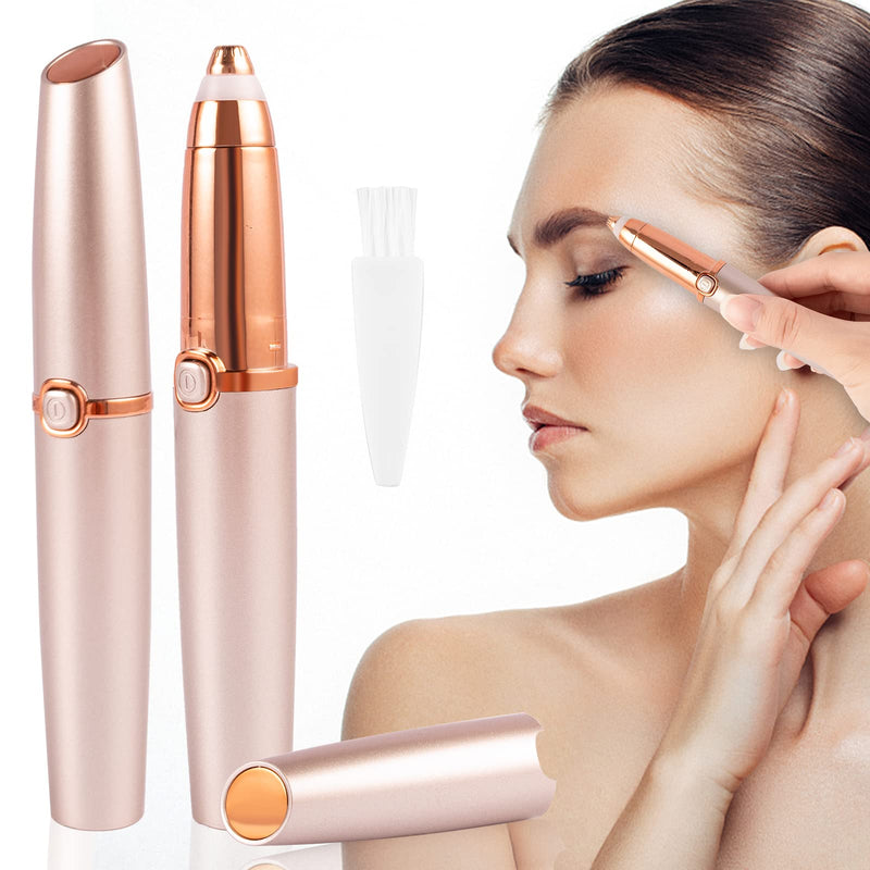 [Australia] - Eyebrow shaving, eyebrow trimmer, facial hair remover, eyebrow trimmer, electric eyebrow razor with LED light, facial trimmer for face, eyebrows, lips, nose 