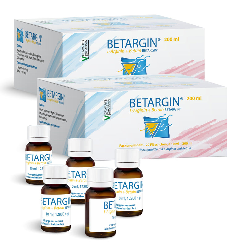 [Australia] - L-Arginine Betaine Supplement 10x10ml Vegan Liquid Amino Acid for Metabolic Processes Digestive System Health Hepatoprotection Detoxification Hepatobiliary (40 x 10ml Liquid) 400ml (Pack of 1) 