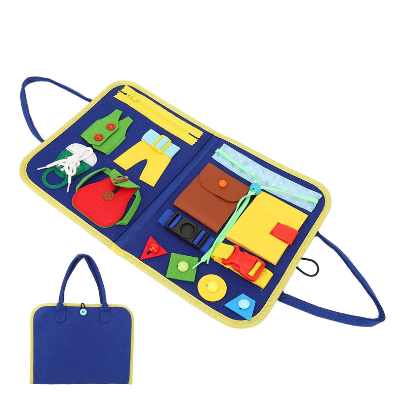 [Australia] - Dementia Fidget Blanket, Dementia Activities for Seniors, Alzheimer's Products Busy Blanket, Fidget Toy Sensory Blanket for Autism, Alzheimer's and Dementia, Anxiety Relief 