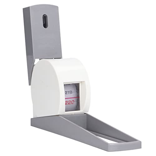 [Australia] - Wall Mounted Compact Stadiometer Growth Stature Gauge Measure Home Use Adults Children Roll Ruler Height Measurement Tape Measure 2.2 Meters 