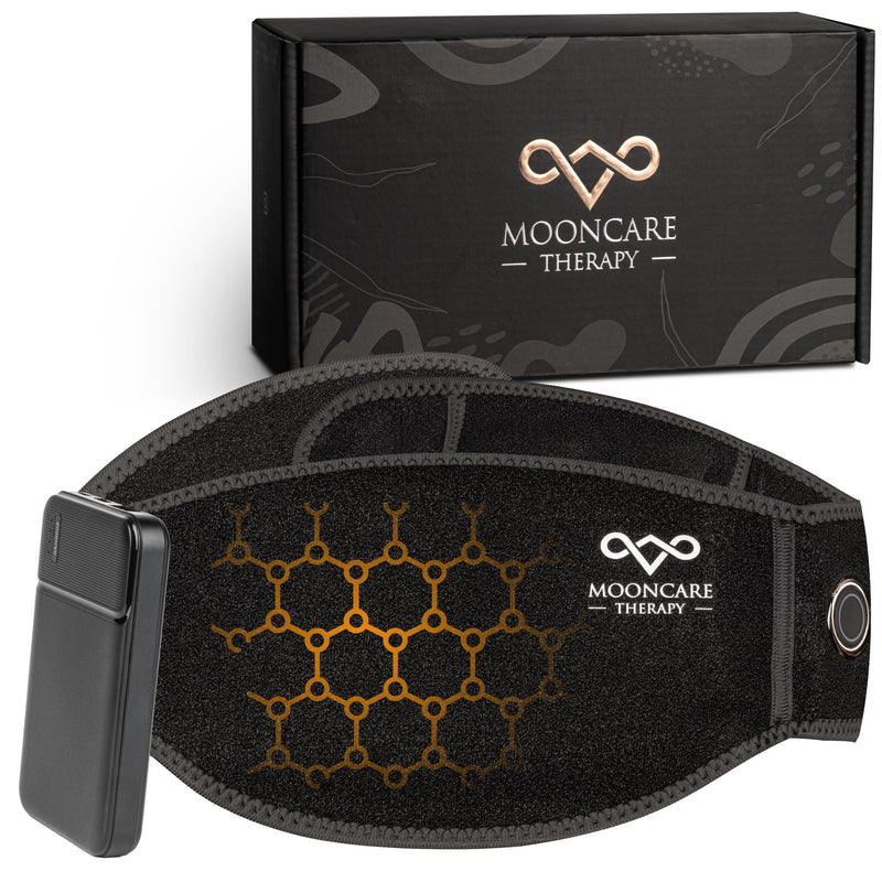 [Australia] - Mooncaretherapy | Heat belt back warmer battery 5000mah - heating belt | period warming belt | discreet and light | can be used indoors and outdoors| 3 temperature levels from 32 to 48 