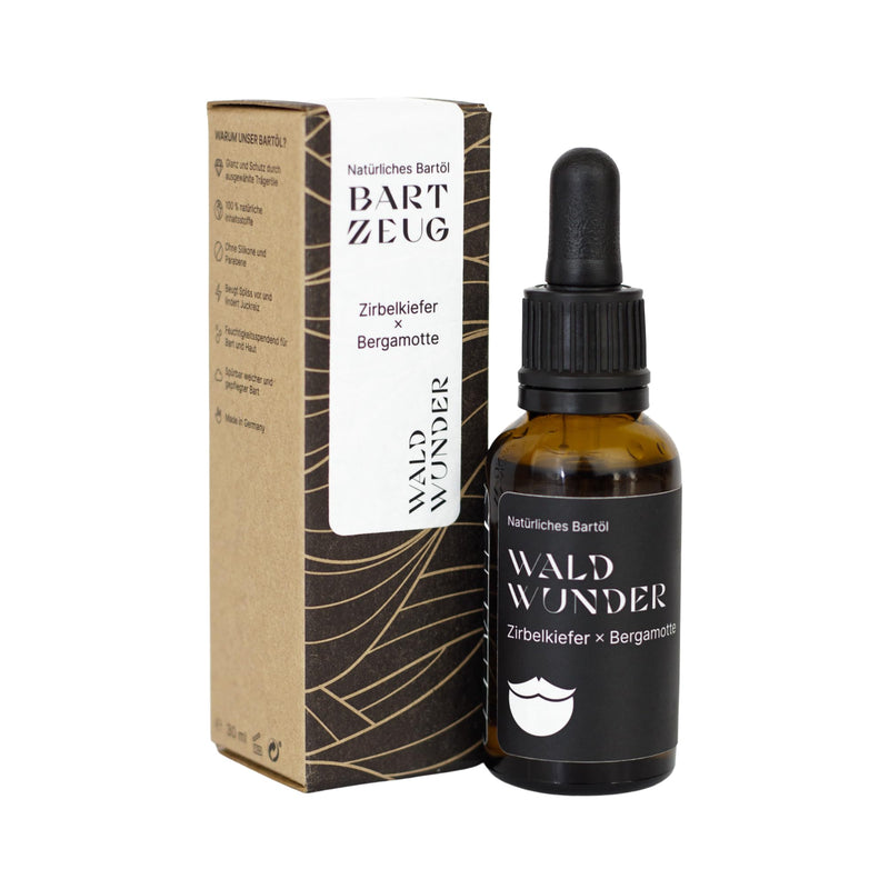 [Australia] - BARTZEUG Beard Oil Forest Wonder・Swiss Pine x Bergamot・100% natural beard care oil・Makes the beard more supple and relieves itching・30ml ・With 4 high-quality carrier oils 30 ml (pack of 1) 