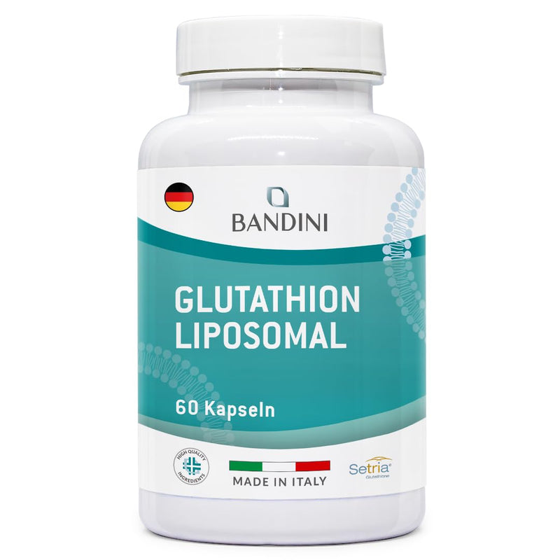 [Australia] - Bandini® Liposomal Glutathione 250mg per capsule | L-Glutathione Setria® Tripeptide: glutamic acid, cysteine, glycine | Antioxidant, immune system, liver | High dosage, laboratory tested, vegan | 60 capsules 