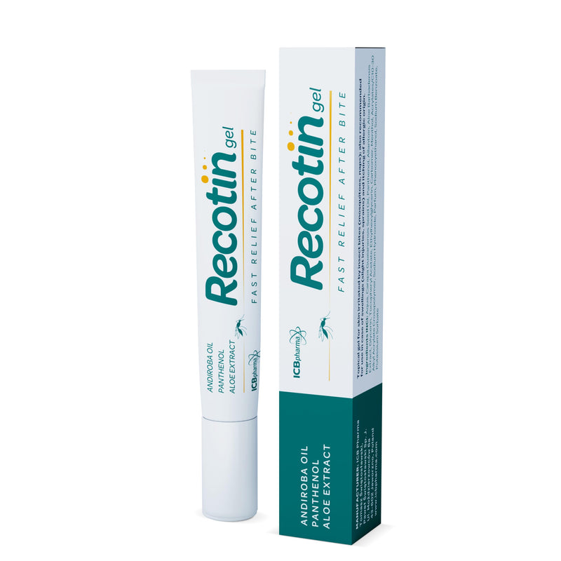 [Australia] - RECOTIN mosquito bite gel 20ml - 100% natural active ingredients - bite healer against itching - insect bite gel - holiday must-have - ideal for travel first aid kit - soothes after mosquito bites 