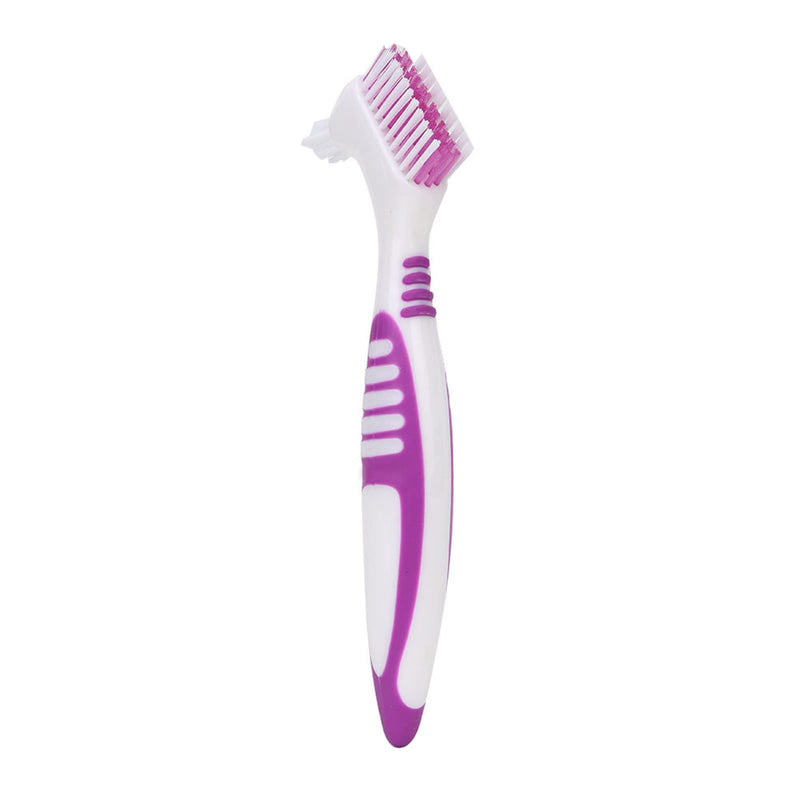 [Australia] - Denture brushes, 2 pieces 16.5 x 3 cm / 6.5 x 1.2 inches denture cleaning brush denture cleaner denture brush toothbrush double-sided brush denture brush for denture care hard denture brush 