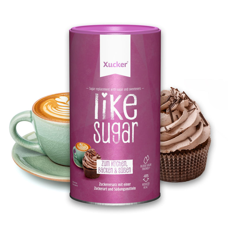 [Australia] - Xucker Like Sugar Dose - sugar alternative made from natural raw materials I 65% fewer calories I replaces sugar 1:1 I blood sugar-friendly I for cooking, baking, sweetening, caramelizing (600 grams) 600 g (pack of 1) 