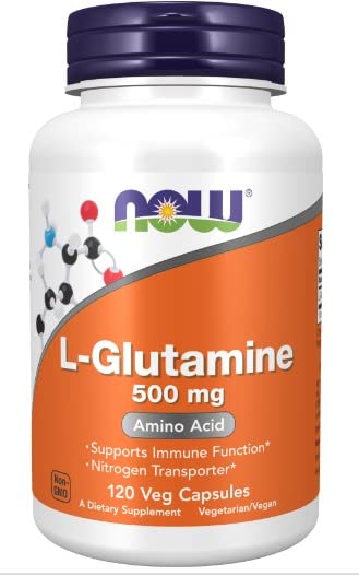 [Australia] - Now Foods, L-Glutamine, 500mg, 120 vegan capsules, amino acid 